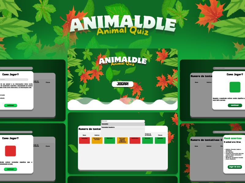 Jogo educativo de biologia